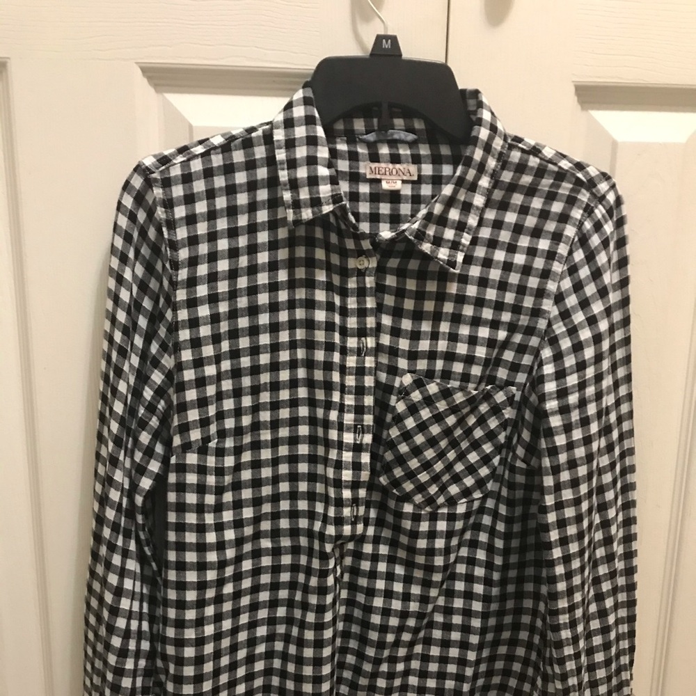 3/4 Button Top Merona